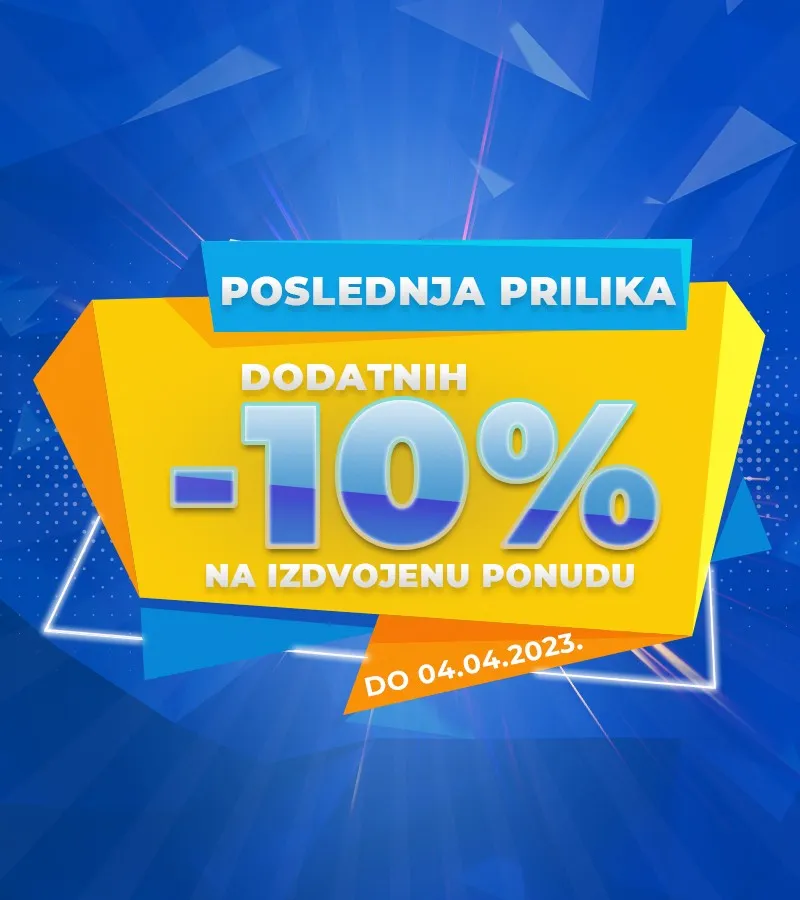 Dodatnih 10%