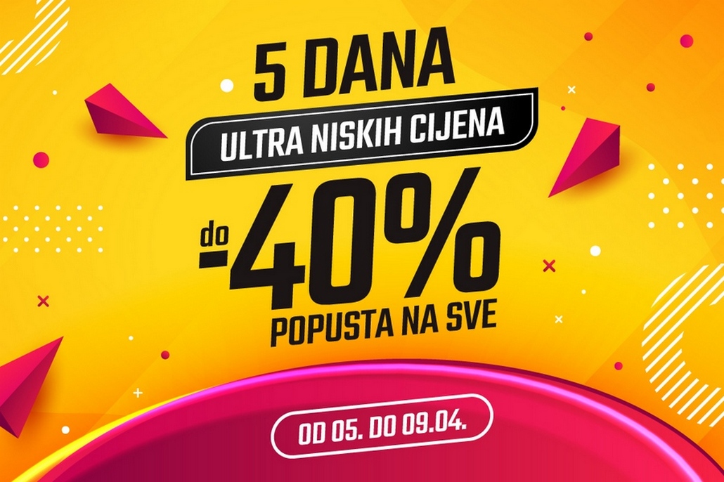 5 dana ultra niskih cijena