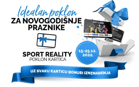 BONUS UZ SPORT REALITY GIFT CARD – IDEALAN POKLON ZA NOVOGODIŠNJE PRAZNIKE