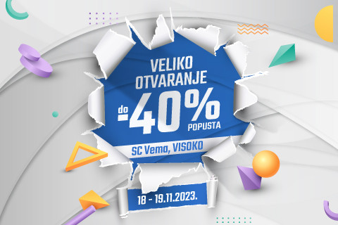 VELIKO OTVARANJE SPORT REALITY RADNJE U VISOKOM