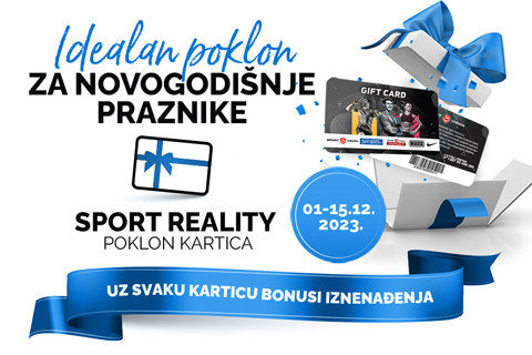 BONUS UZ SPORT REALITY GIFT CARD – IDEALAN POKLON ZA NOVOGODIŠNJE PRAZNIKE