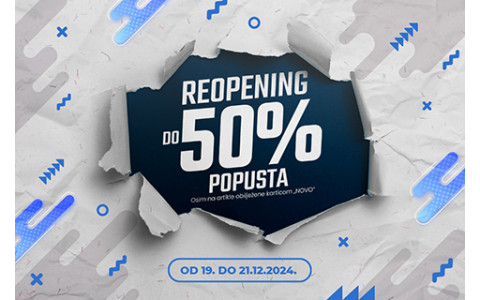 DOBRODOŠLI U SPORT REALITY RADNJU U POSUŠJU – NOVI AMBIJENT I NEVJEROVATNO POVOLJNE CIJENE