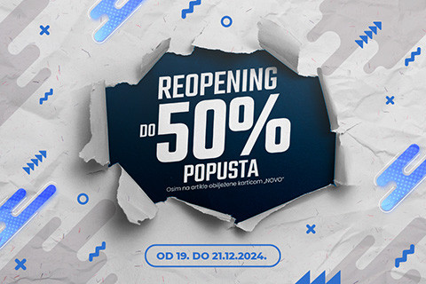 DOBRODOŠLI U SPORT REALITY RADNJU U POSUŠJU – NOVI AMBIJENT I NEVJEROVATNO POVOLJNE CIJENE