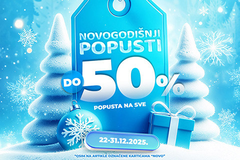 DOČEKAJ PRAZNIKE UZ NOVOGODIŠNJE UŠTEDE