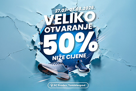SPORT REALITY STIŽE U TOMISLAVGRAD – VELIKO OTVARANJE UZ POPUSTE DO 50%