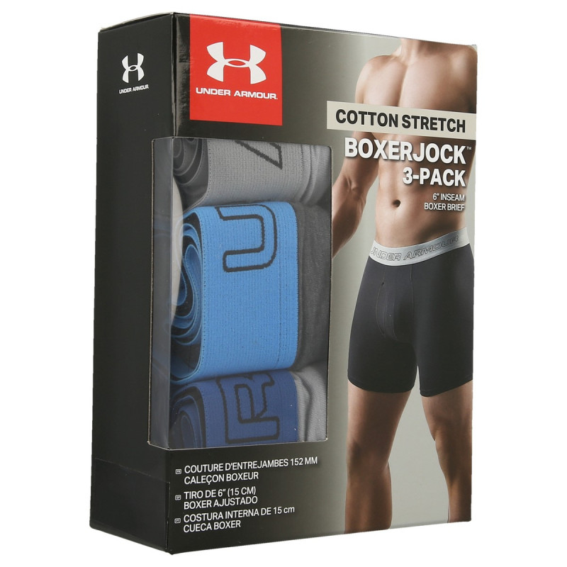 Under Armour Donji veš Cotton Stretch 6'' 3 Pack 