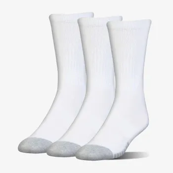 UNDER ARMOUR Čarape UA Heatgear Crew Socks 3-Pack White 