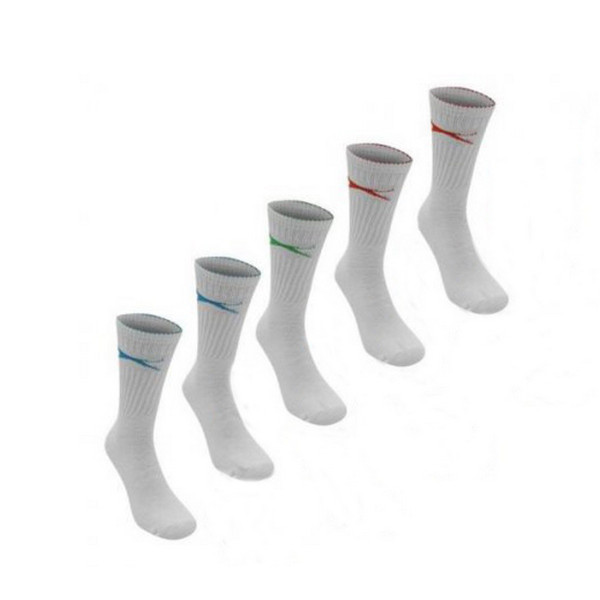 Slazenger Čarape 5PK CREW SOCK00 BRIGHT ASST MENS 7-11 