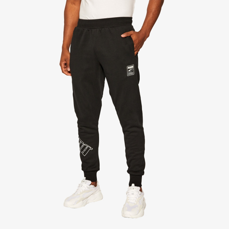 Puma Donji dio trenerke PUMA REBEL PANTS BOLD FL CL 