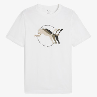 Puma Majica PUMA GRAPHICS Multiple Cat Logo Tee 