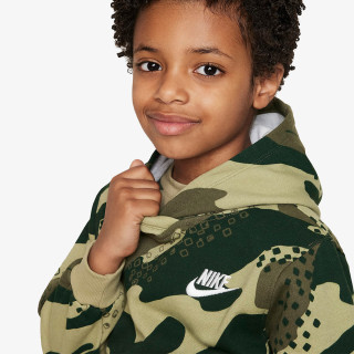 Nike Dukserica NKB B NSW CLUB CAMO PO 