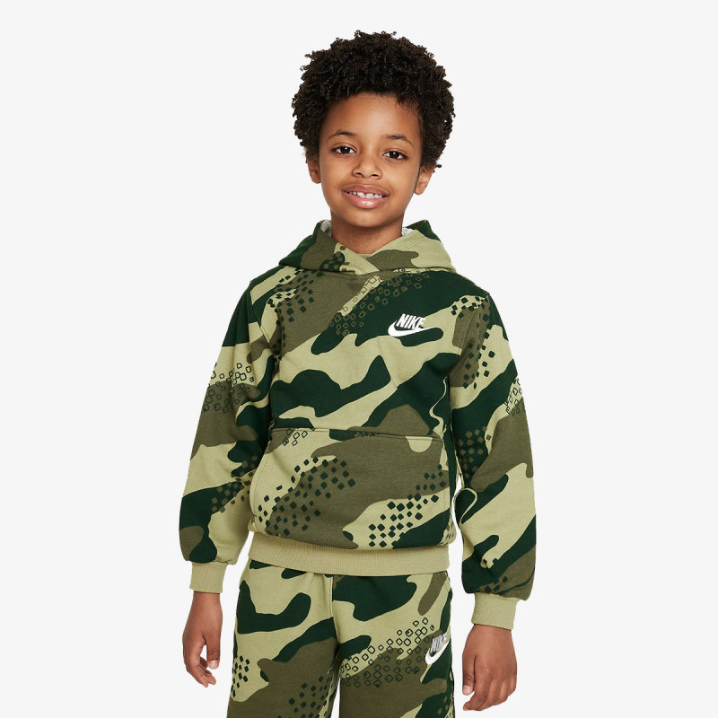 Nike Dukserica NKB B NSW CLUB CAMO PO 