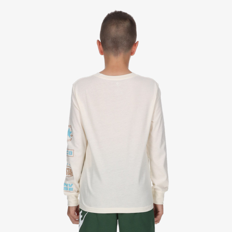 Converse Majica dugih rukava CNVB MULTI-HIT LONG SLV GFX TE 