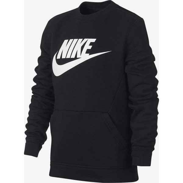 Nike Dukserica B NSW LS CREW CLUB FLC HBR 