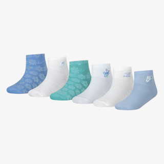 Nike Čarape NHG GIRLS FLOWRAL 6PK ANKLE SO 