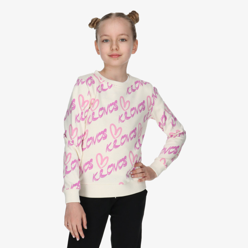 Kronos Dukserica KRONOS GIRLS CREWNECK 