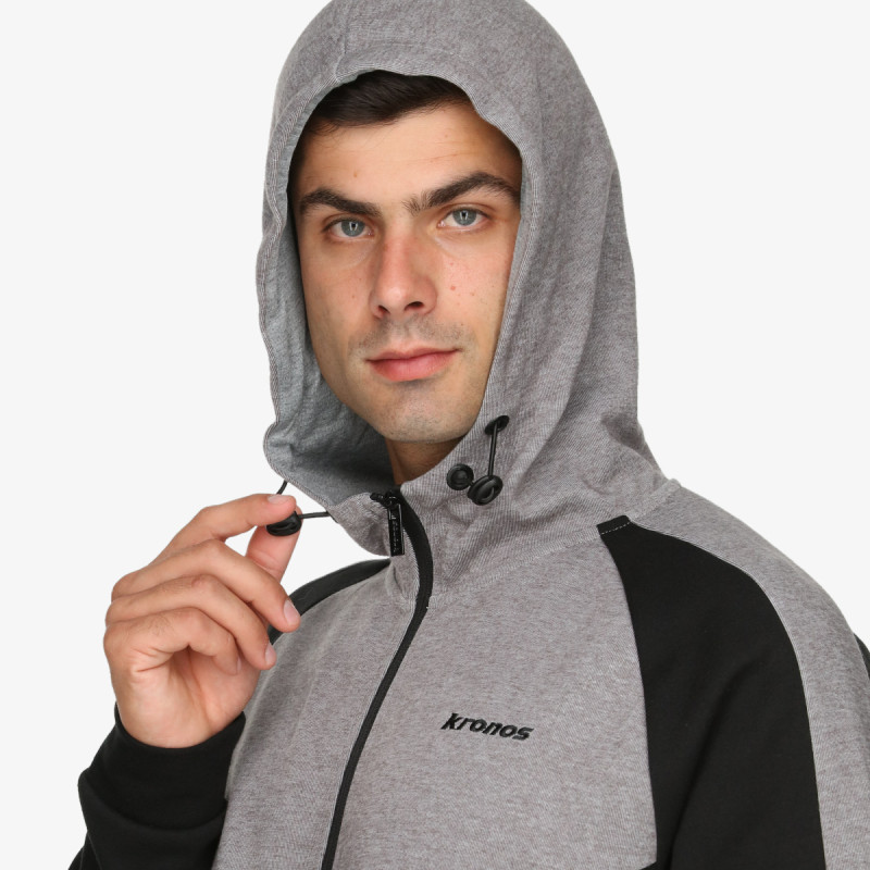 Kronos Dukserica KRONOS MALE FULL ZIP HOODY 