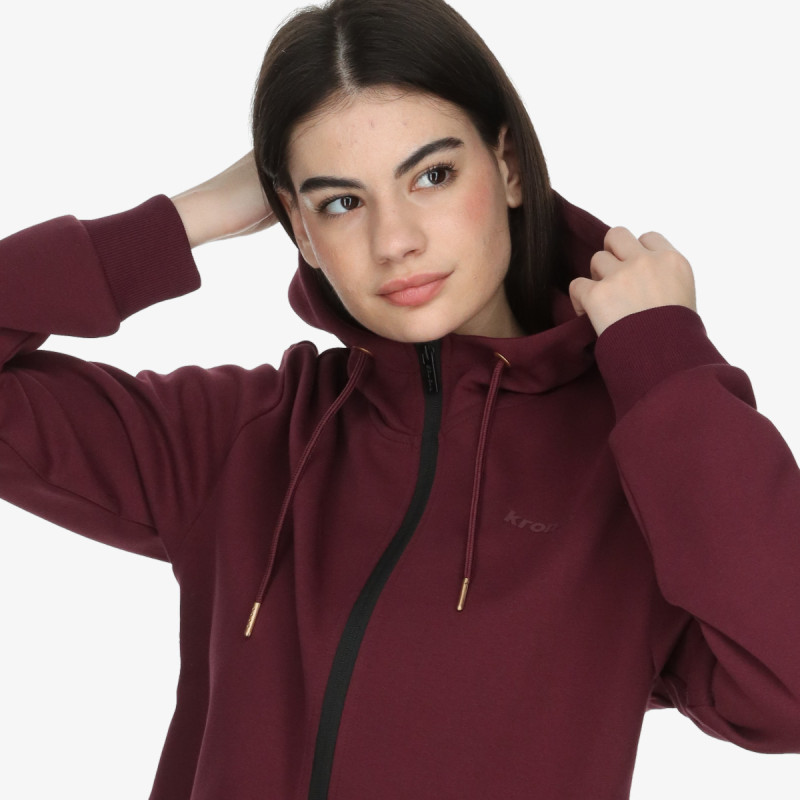 Kronos Dukserica KRONOS LADIES FULL ZIP HOODY 