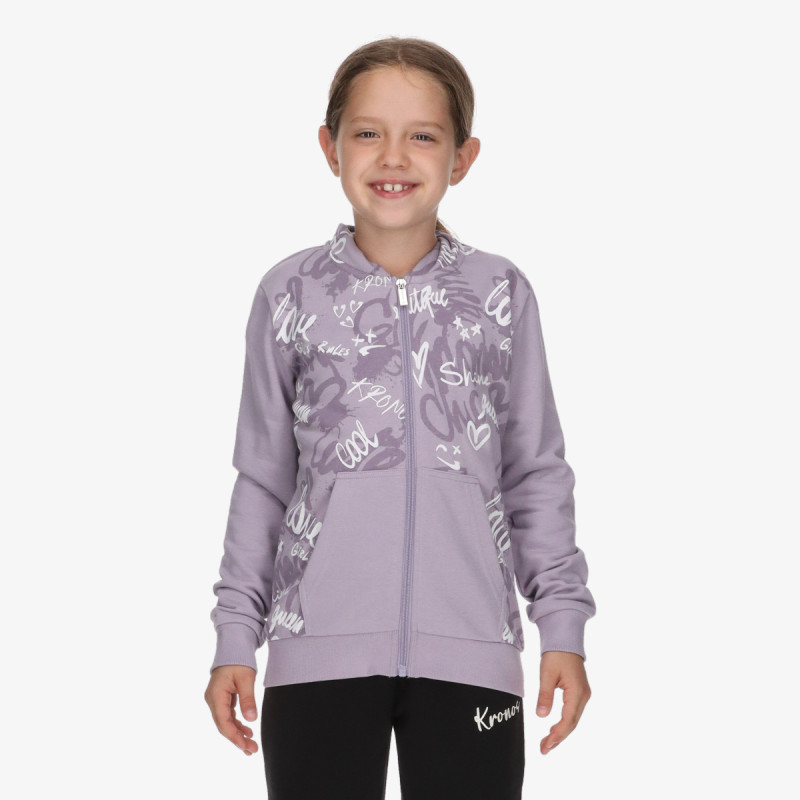 Kronos Dukserica KRONOS GIRLS FULL ZIP HOODY 