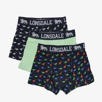 Lonsdale Donji veš Lonsdale 3Pk Brief Kids 