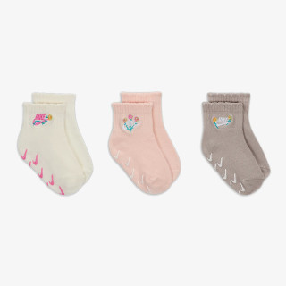 Nike Čarape NHG 3PK GIRLS FLOWRAL SOCK 